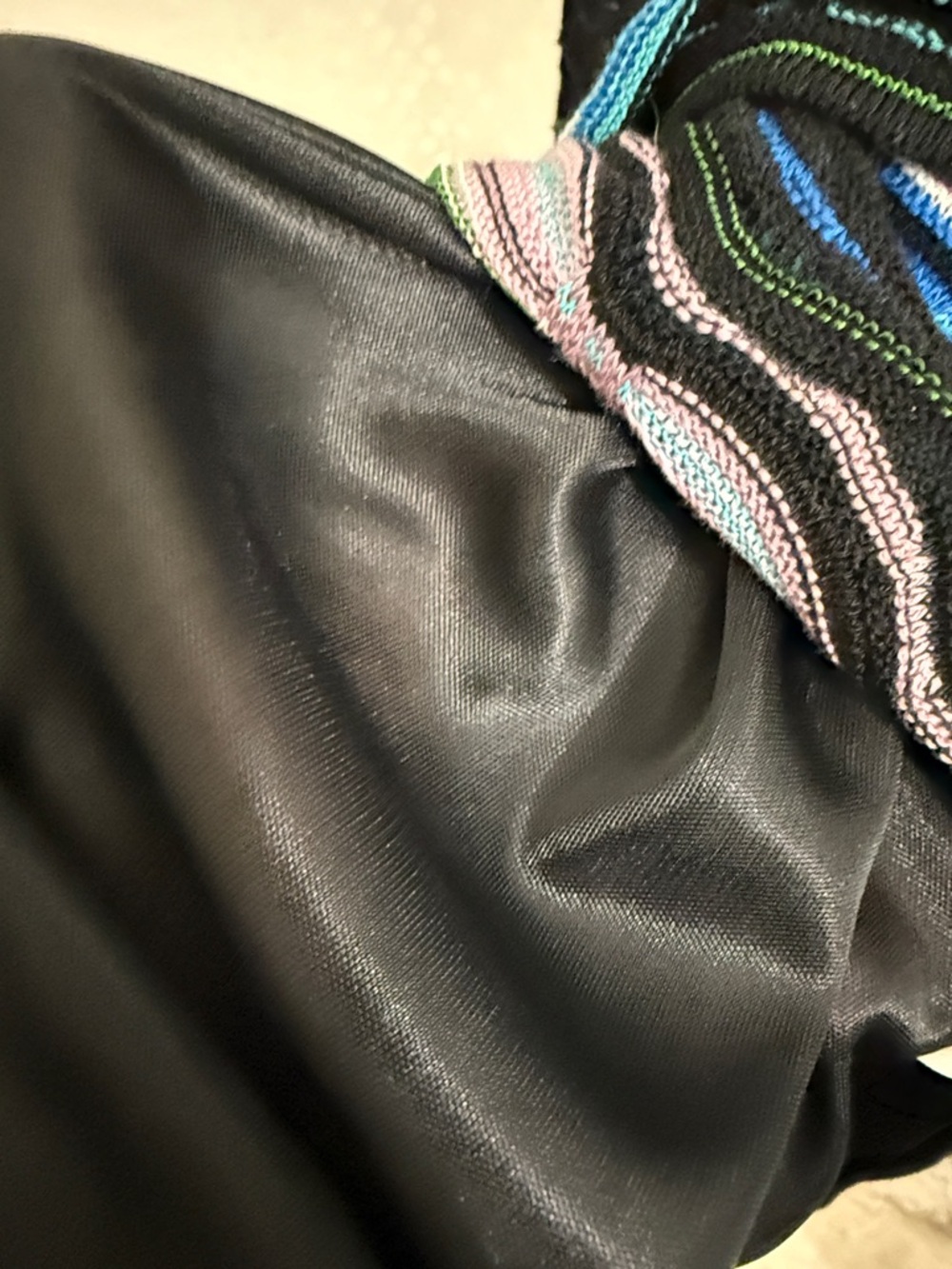 M by Missoni V-Neck Multicolor Knit Dress - Picture 5 of 7